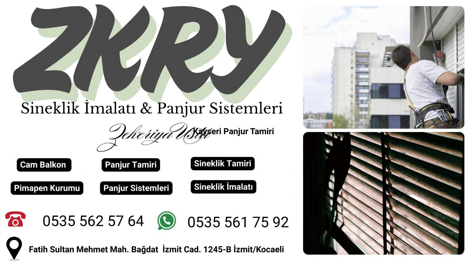 İzmit Kepenk Tamiri